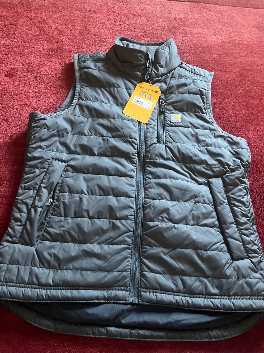 Carhartt Rain Defender Relaxed Fit Lightweight Insulated Work Vest - Picture 4 of 9